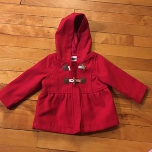 Red infant jacket